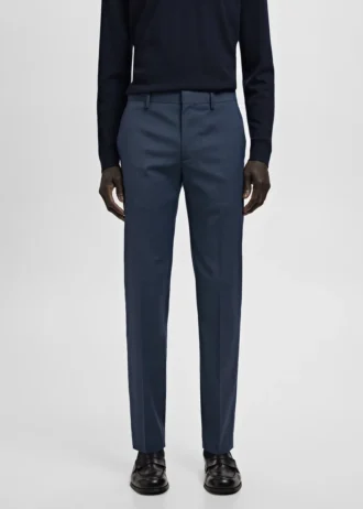 Pantaloni da abito super slim fit in tessuto elasticizzato