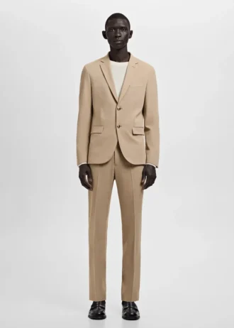 Pantaloni da abito super slim fit in tessuto elasticizzato