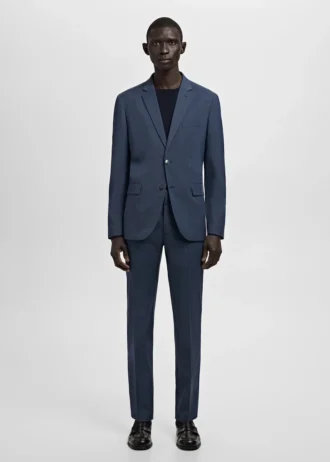 Pantaloni da abito super slim fit in tessuto elasticizzato