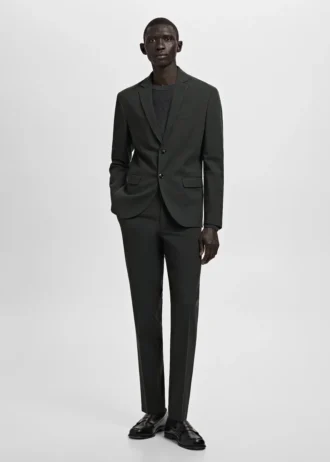 Pantaloni da abito super slim fit in tessuto elasticizzato