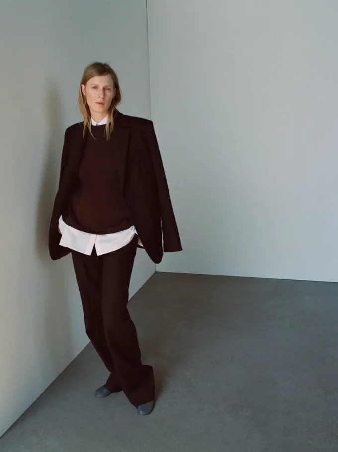 Pantaloni da completo 100% lana Pantaloni da completo 100% lana