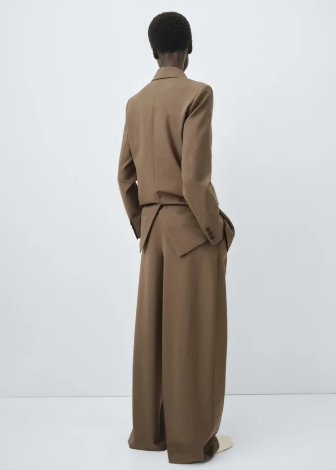 Pantaloni da completo dritti con pinces Pantaloni da completo dritti con pinces