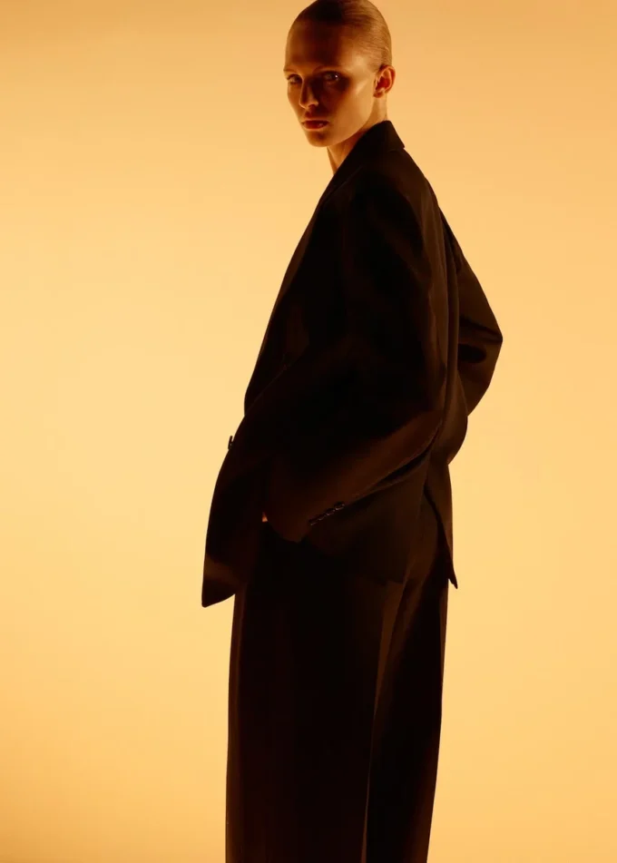 Pantaloni da completo in misto lana Pantaloni da completo in misto lana