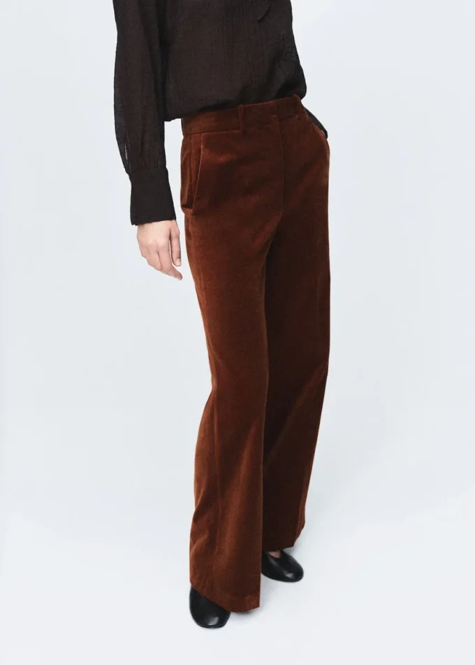 Pantaloni da completo in velluto Pantaloni da completo in velluto