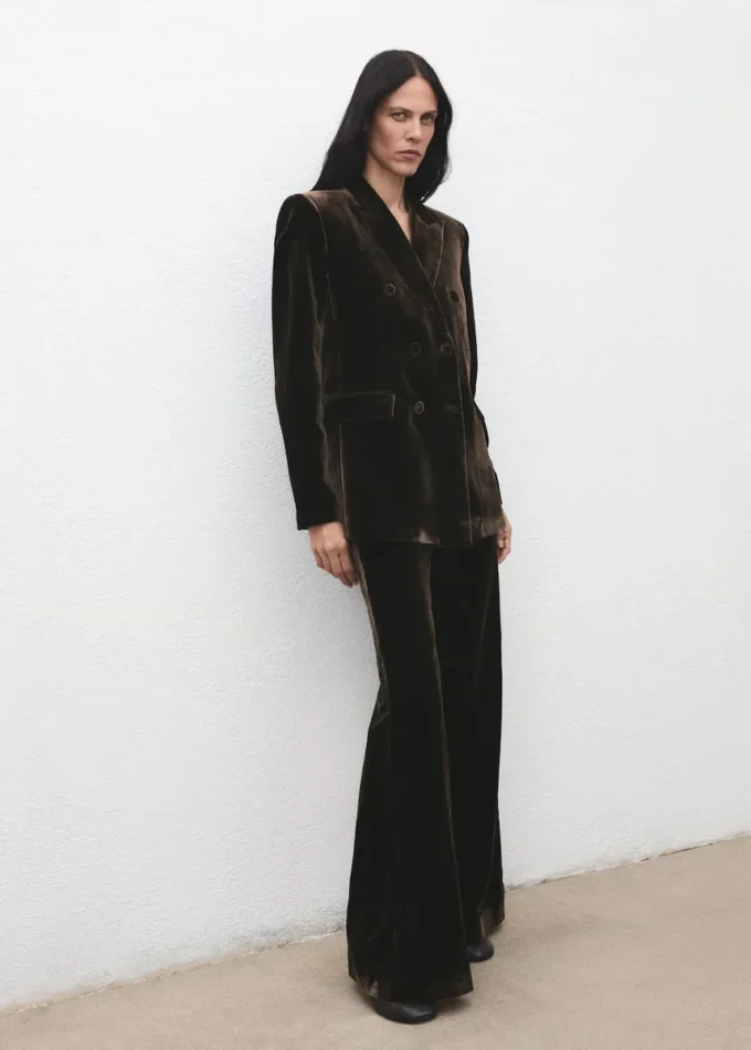 Pantaloni da completo in velluto Pantaloni da completo in velluto