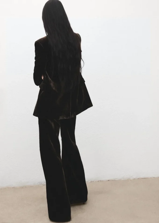 Pantaloni da completo in velluto Pantaloni da completo in velluto