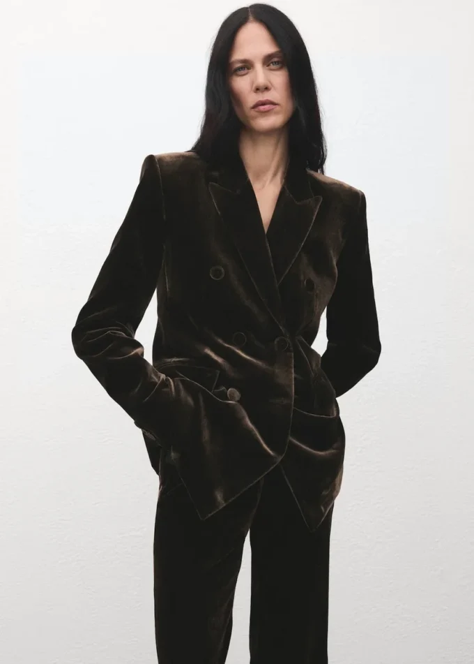 Pantaloni da completo in velluto Pantaloni da completo in velluto