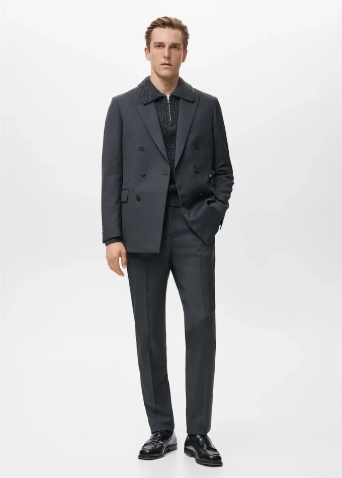 Pantaloni da completo Torino in 100% lana vergine Pantaloni da completo Torino in 100% lana vergine