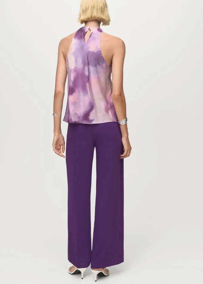 Pantaloni dritti a vita alta Pantaloni dritti a vita alta