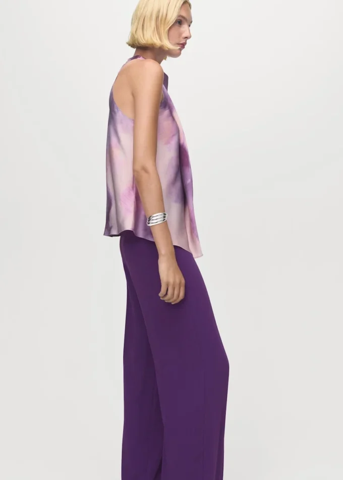 Pantaloni dritti a vita alta Pantaloni dritti a vita alta