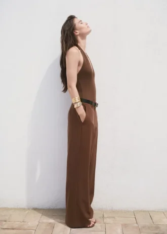 Pantaloni dritti a vita media