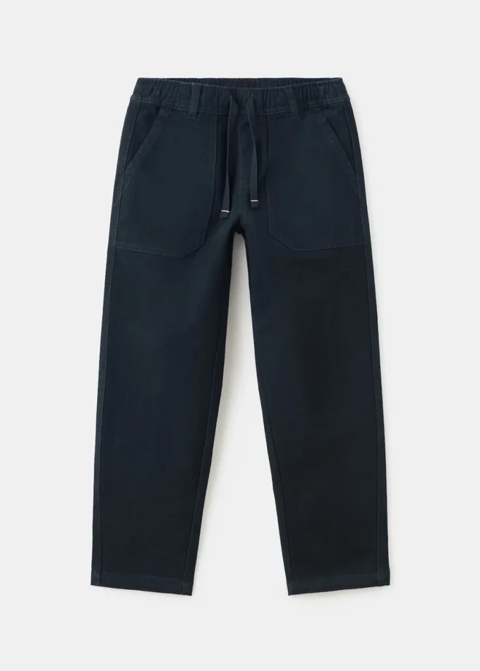 Pantaloni dritti in cotone Pantaloni dritti in cotone