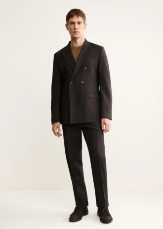 Pantaloni eleganti 100% lana italiana