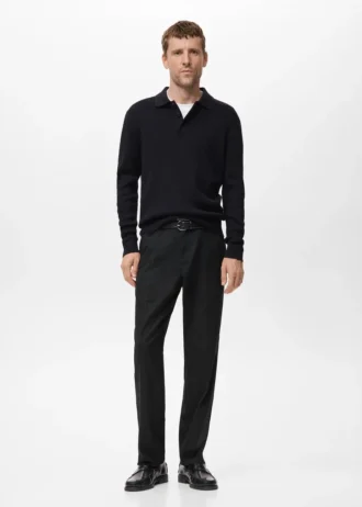 Pantaloni fluidi dalla vestibilità dritta