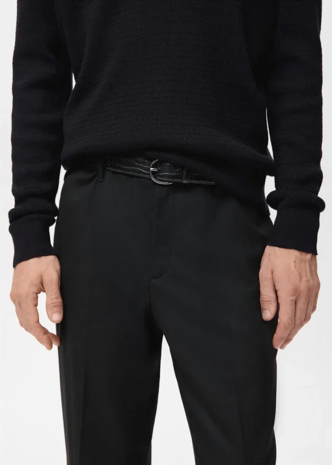 Pantaloni fluidi dalla vestibilità dritta Pantaloni fluidi dalla vestibilità dritta