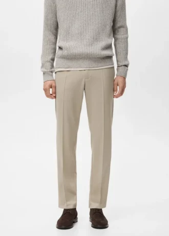 Pantaloni fluidi dalla vestibilità regolare