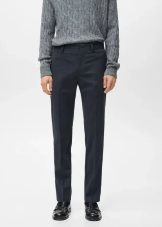 Pantaloni in cotone dalla vestibilità regolare Pantaloni in cotone dalla vestibilità regolare