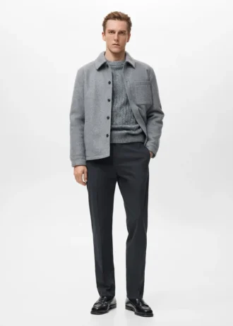 Pantaloni in cotone dalla vestibilità regolare Pantaloni in cotone dalla vestibilità regolare