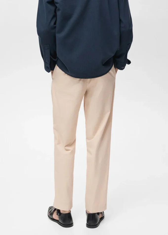 Pantaloni in cotone popeline Pantaloni in cotone popeline