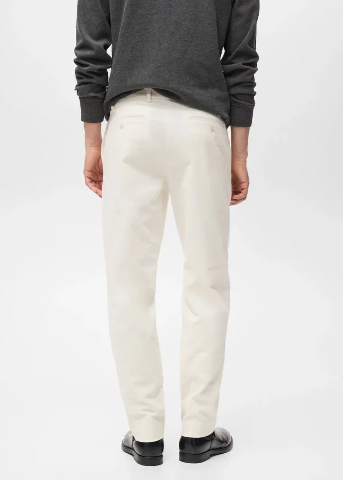 Pantaloni in cotone velluto a coste vestibilità regolare Pantaloni in cotone velluto a coste vestibilità regolare