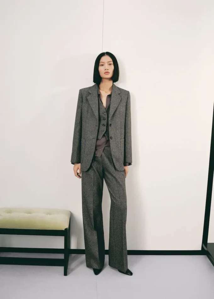 Pantaloni in lana maculata Pantaloni in lana maculata