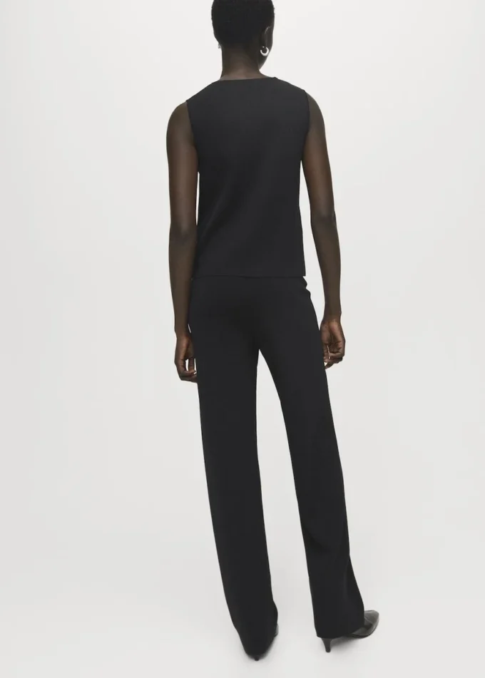 Pantaloni in maglia con elastico in vita Pantaloni in maglia con elastico in vita