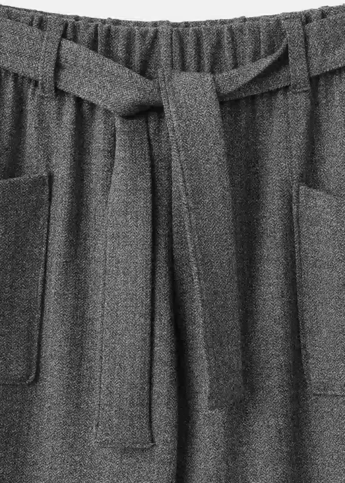 Pantaloni in maglia con fiocco Pantaloni in maglia con fiocco