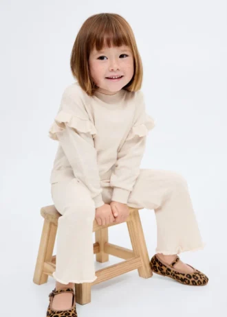 Pantaloni in maglia di cotone