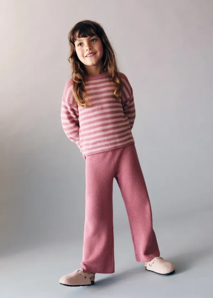 Pantaloni in maglia di cotone