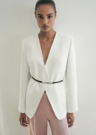 Pantaloni in raso effetto stropicciato