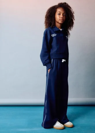 Pantaloni jogger con striscia laterale