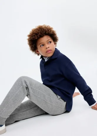 Pantaloni jogger in piqué