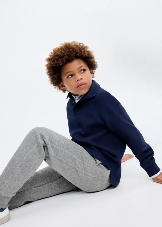 Pantaloni jogger in piqué Pantaloni jogger in piqué