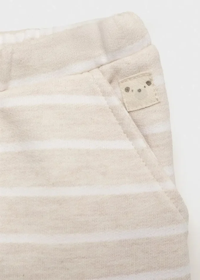 Pantaloni jogging a righe con coulisse Pantaloni jogging a righe con coulisse