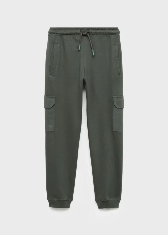 Pantaloni jogging cargo con coulisse Pantaloni jogging cargo con coulisse