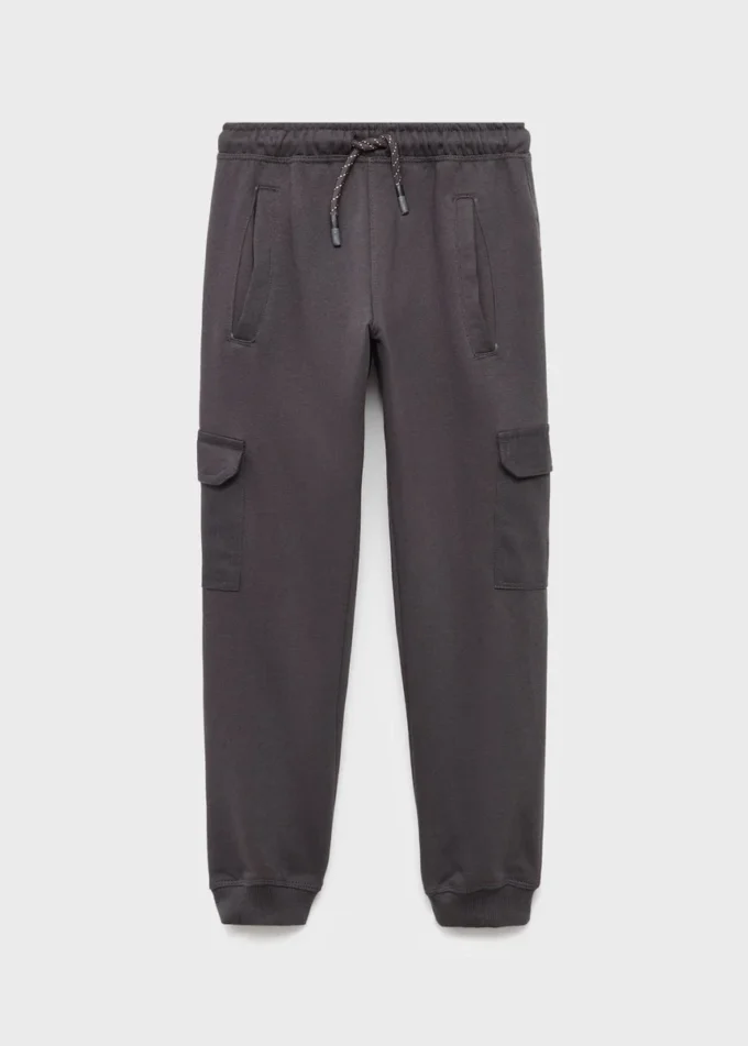 Pantaloni jogging cargo con coulisse Pantaloni jogging cargo con coulisse