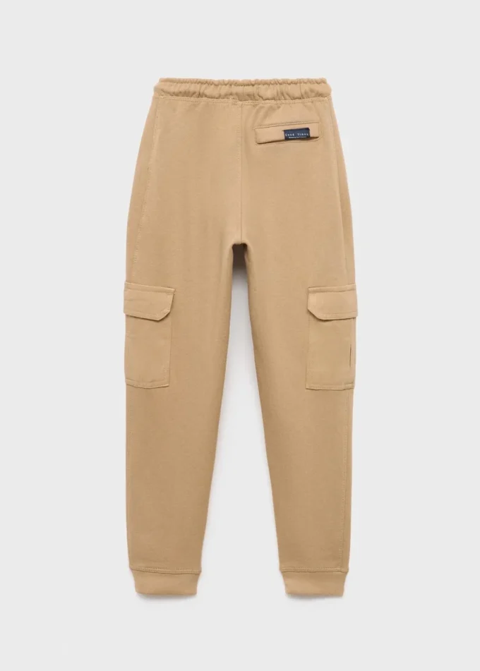 Pantaloni jogging cargo con coulisse Pantaloni jogging cargo con coulisse