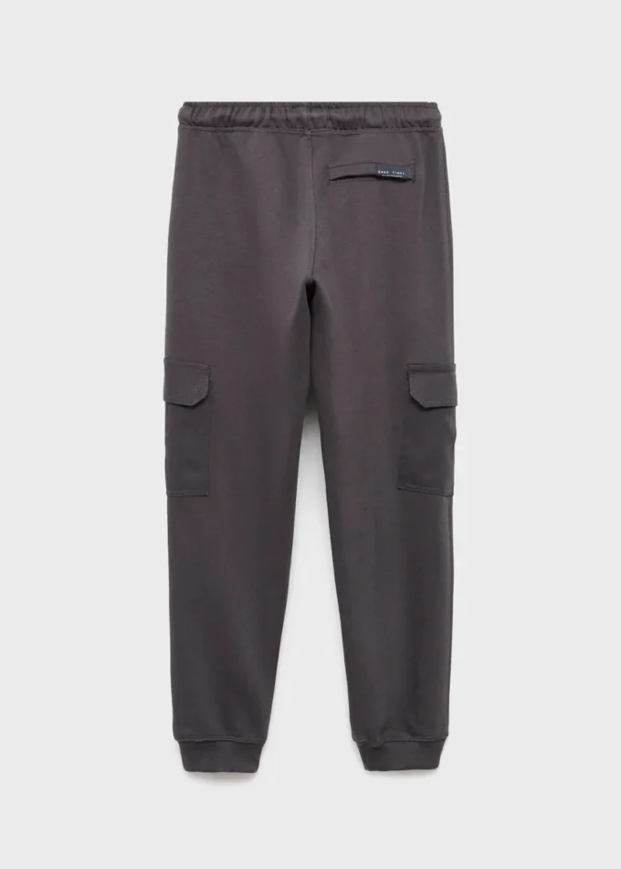 Pantaloni jogging cargo con coulisse Pantaloni jogging cargo con coulisse