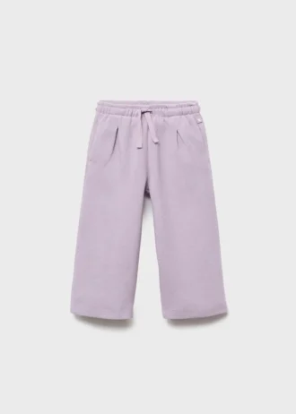 Pantaloni jogging in cotone con coulisse