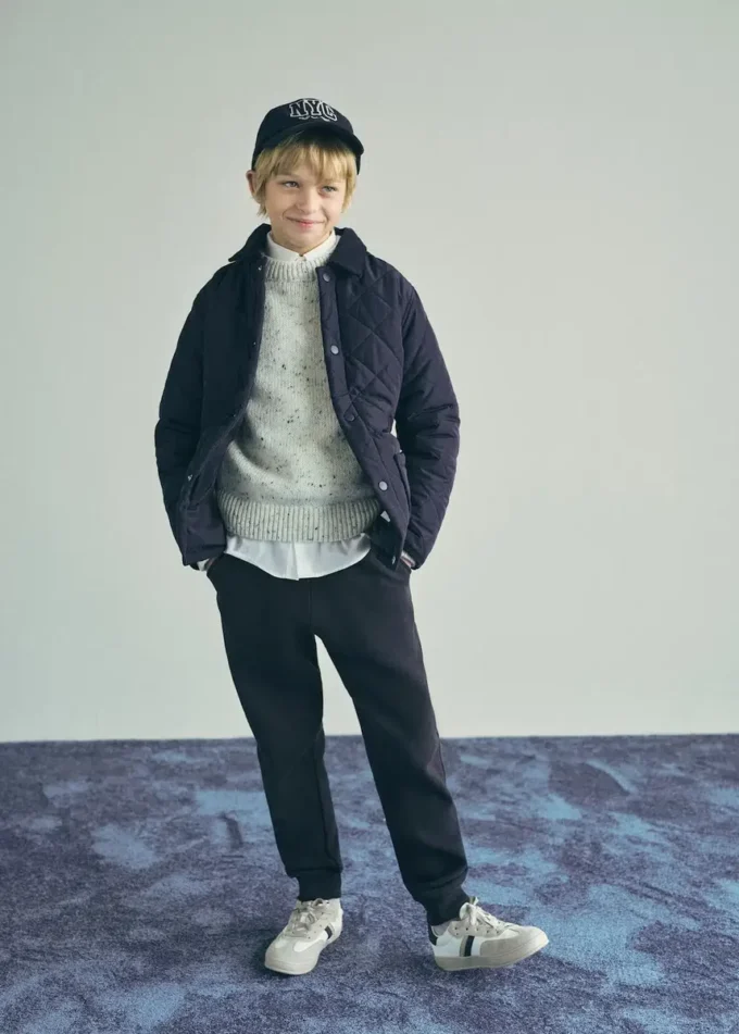 Pantaloni jogging in cotone con coulisse Pantaloni jogging in cotone con coulisse