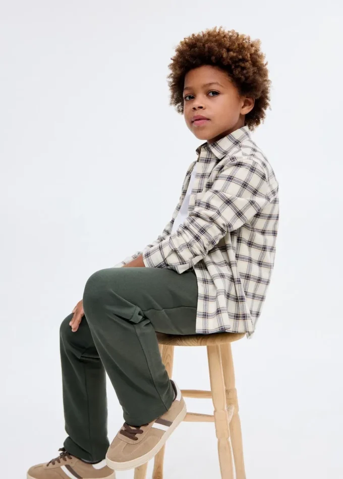 Pantaloni jogging in cotone con coulisse Pantaloni jogging in cotone con coulisse