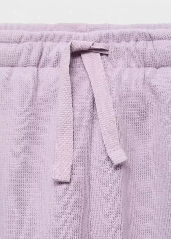 Pantaloni jogging in cotone con coulisse