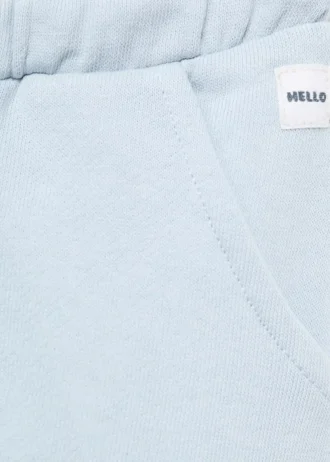 Pantaloni jogging in cotone con coulisse