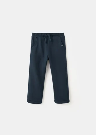 Pantaloni jogging in cotone con coulisse