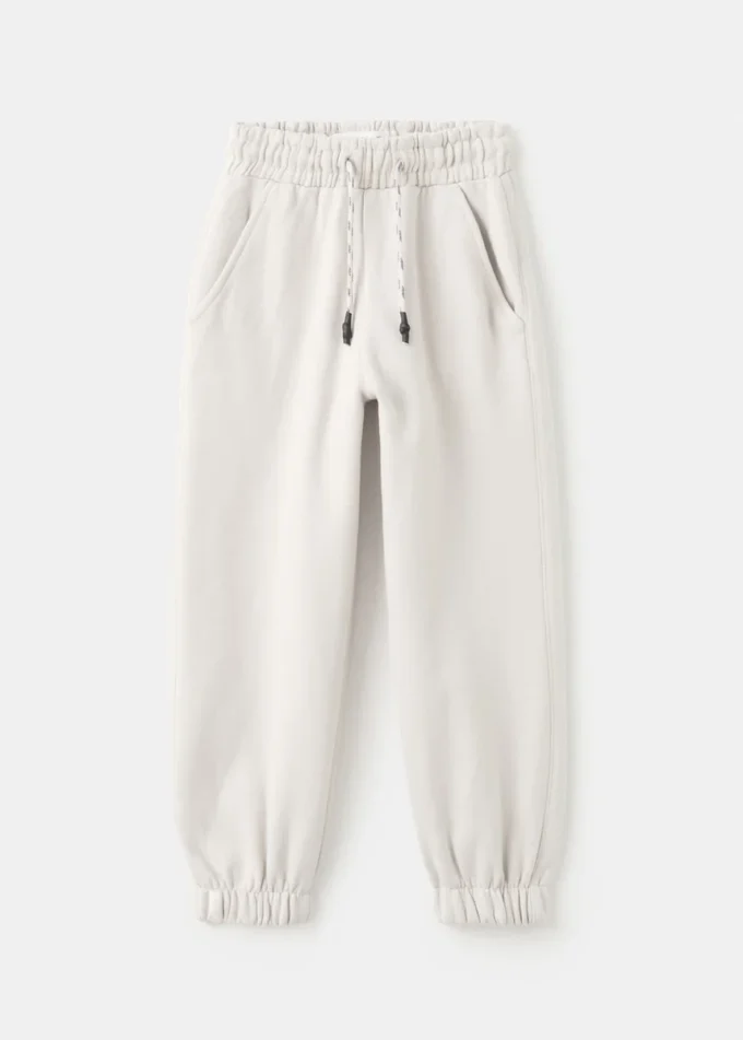 Pantaloni jogging in cotone con coulisse Pantaloni jogging in cotone con coulisse