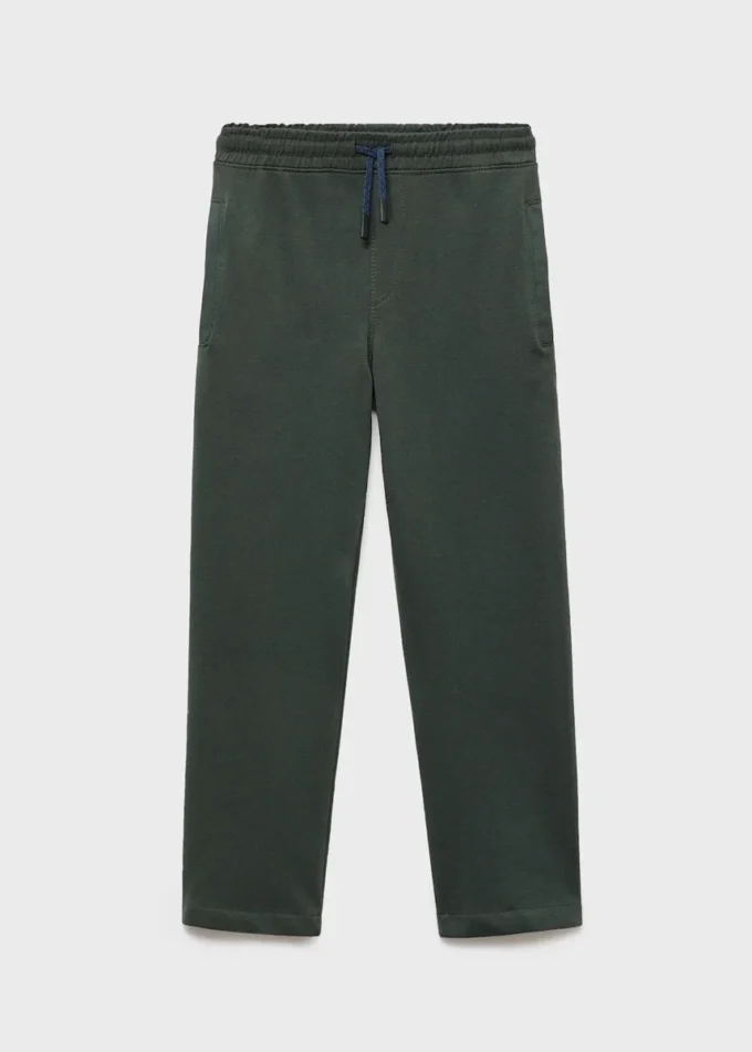 Pantaloni jogging in cotone con coulisse Pantaloni jogging in cotone con coulisse