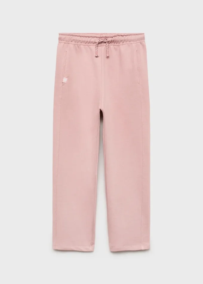 Pantaloni jogging in cotone con elastico in vita Pantaloni jogging in cotone con elastico in vita