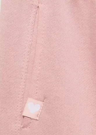 Pantaloni jogging in cotone con elastico in vita