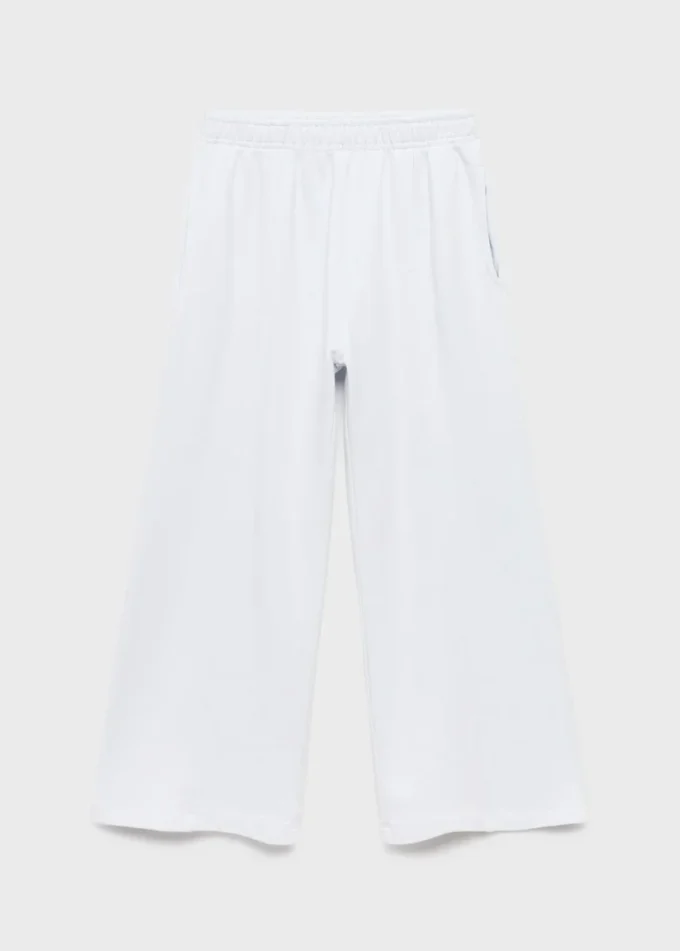 Pantaloni jogging in cotone con elastico in vita Pantaloni jogging in cotone con elastico in vita