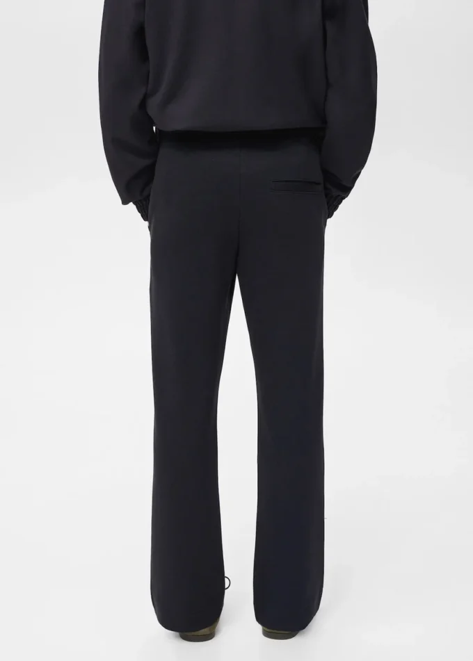 Pantaloni jogging in cotone con elastico in vita Pantaloni jogging in cotone con elastico in vita